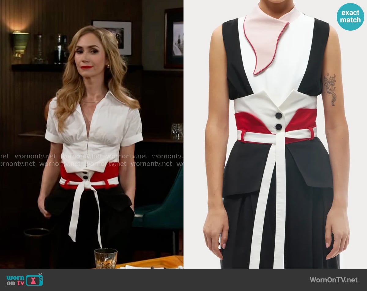 Julia Allert Corset Belt worn by Heather Armstrong (Ashley Jones) on Beyond the Gates
