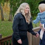 Kacie’s black denim jacket on The McBee Dynasty Real American Cowboys