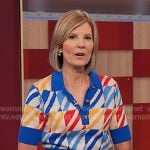 Kate's multicolor stripe polo sweater on NBC News Daily