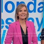 Kate's pink blazer on NBC News Daily