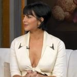 Katie Maloni’s tie front blazer on Good Morning America