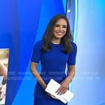 Kaylee's blue fringe dress on Today