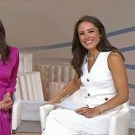 Kaylee’s ivory platform sandals on Today