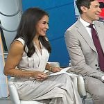 Kaylee’s yellow wedge sole sandals on Today