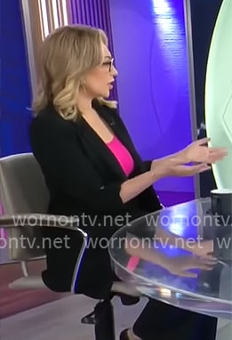 Kelly O'Grady's black blazer on CBS Mornings