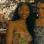 Kenya's floral sheer dress on The Chi