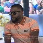 Kevin Hart’s striped polo on Today