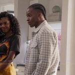 Khalil’s check print shirt on All American