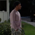 KJ’s camo distressed pants on All American