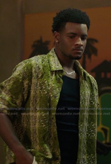 KJ’s green flannel jacket on All American