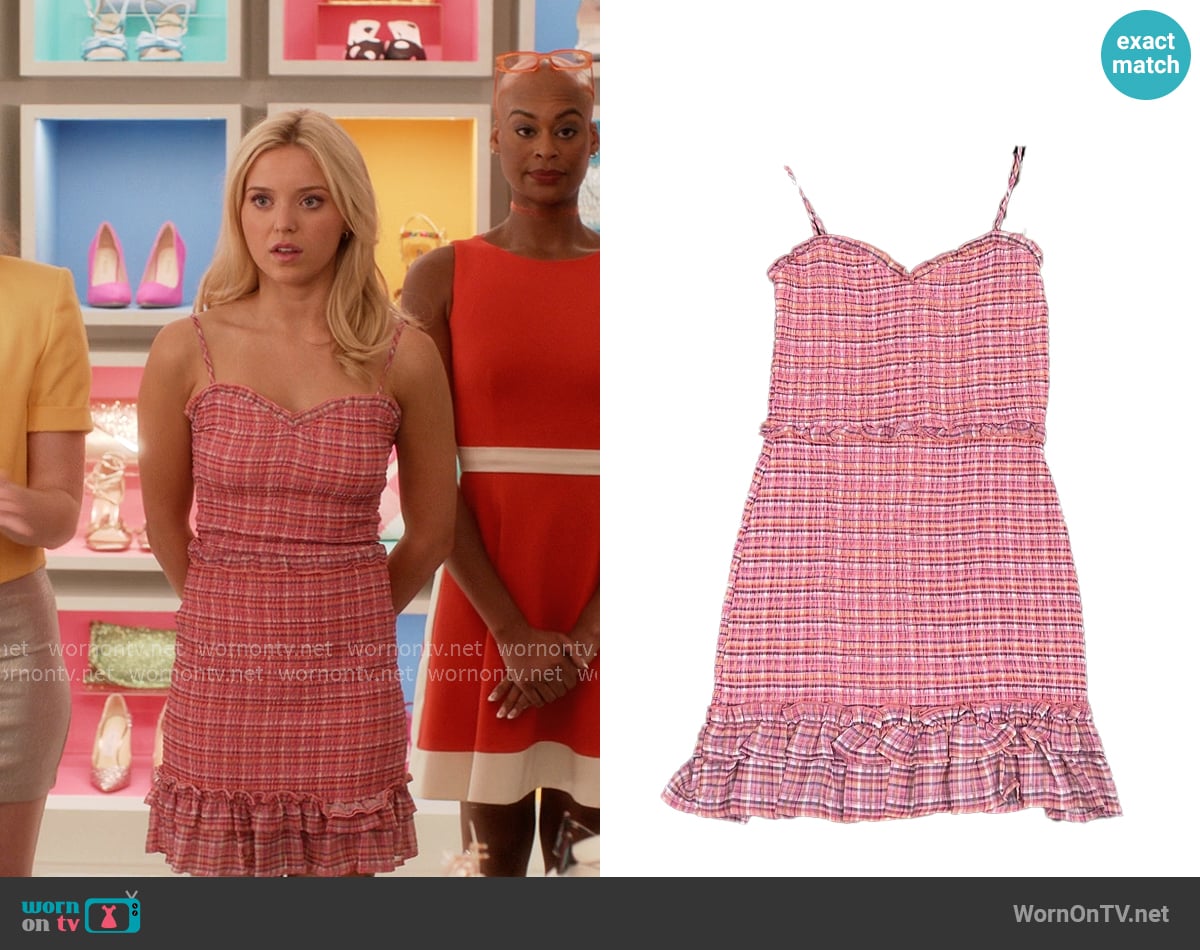 Koko + Mason Plaid Dress worn by Elle Woods (Lexi Minetree) on Elle