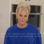 Kristi’s blue sweatshirt on The McBee Dynasty Real American Cowboys
