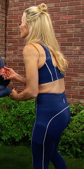 Krsiten’s blue sports bra on Days of our Lives