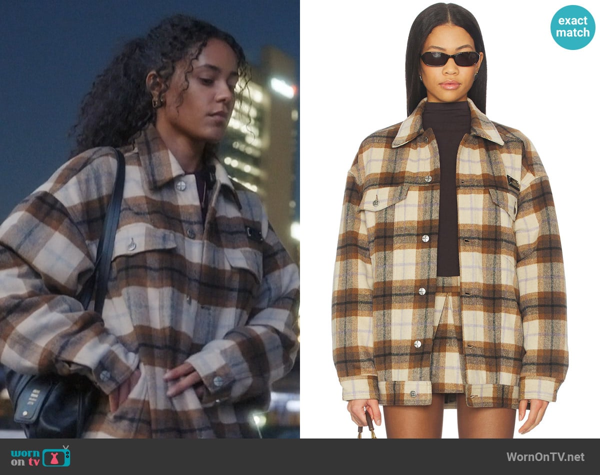 Ksubi Ksuper Trucker Jacket worn by Ava Dash on Next Gen NYC