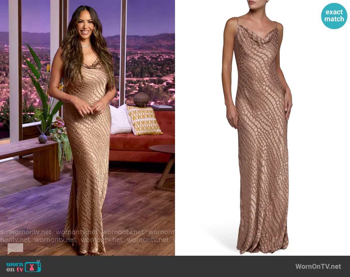 Kristen's L'Agence dress