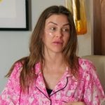 Lala's pink dog print pajamas on The Valley