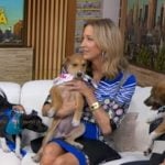 Lara’s printed dress on Good Morning America