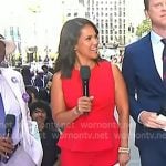 Laura’s black studded sandals on Today