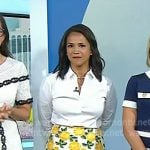 Laura's floral embroidered skirt on Today