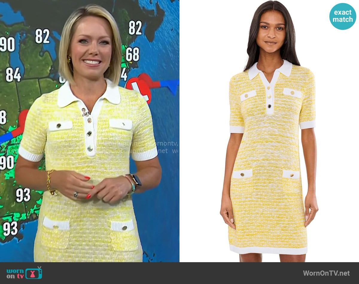 Dylan’s yellow knit polo dress on Today Dylan’s yellow knit polo dress on Today