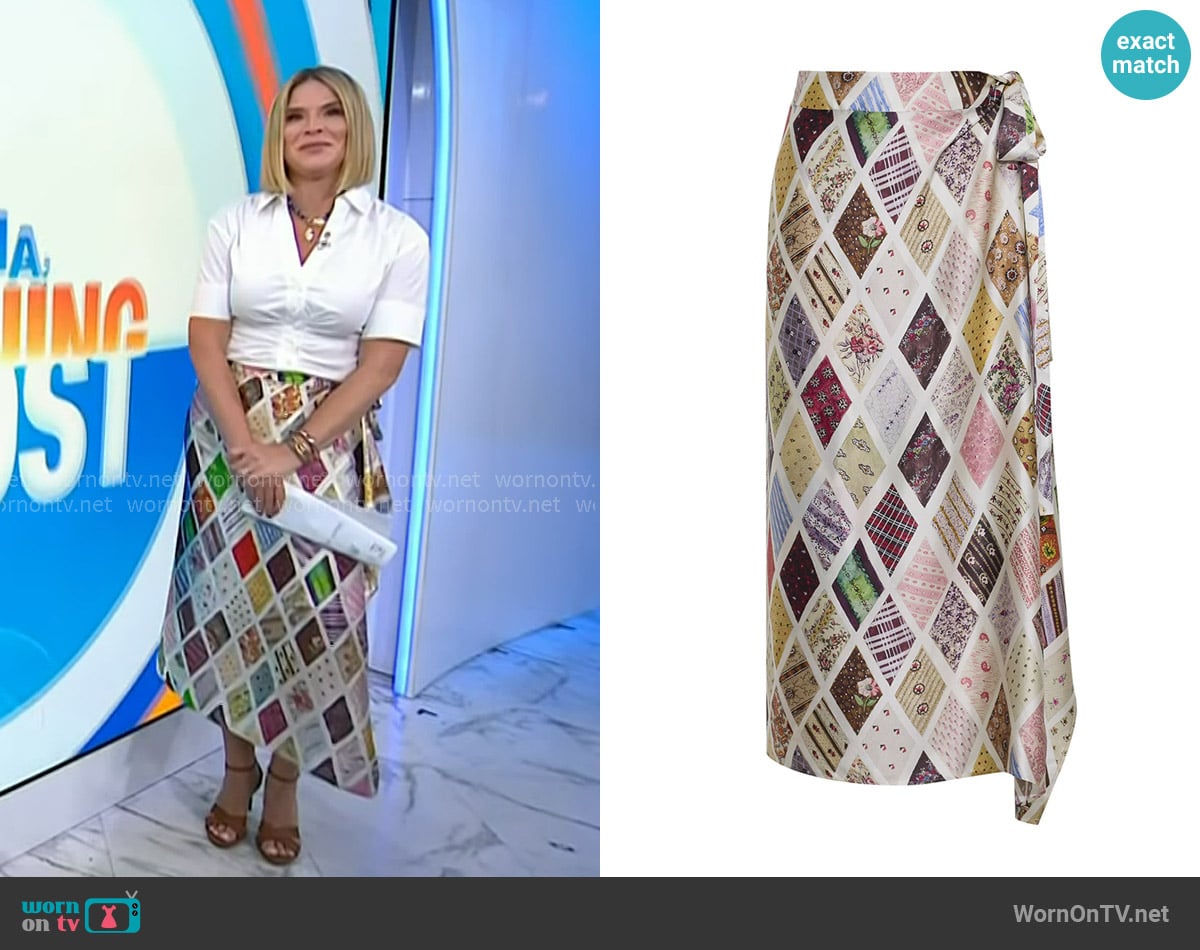 Jenna’s diamond print skirt on Today Jenna’s diamond print skirt on Today