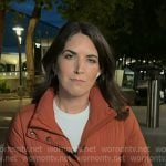 Liz’s orange puffer jacket on Today