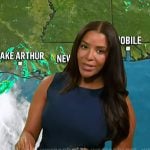 LLarisa Abreu’s blue pleated dress on NBC News Daily