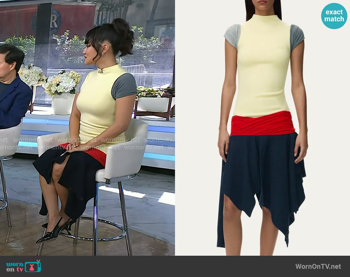 Rei Ami’s colorblock asymmetric dress on Today Rei Ami’s colorblock asymmetric dress on Today
