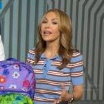 Lori’s striped polo on Good Morning America