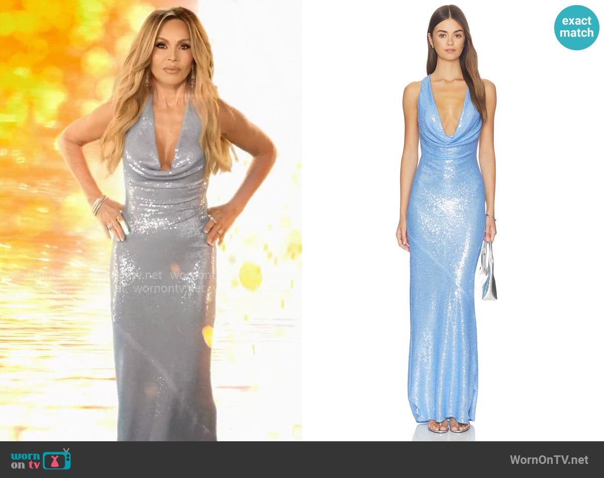 Lovers and Friends Maya Gown worn by Tamra Judge on The Real Housewives of Orange County