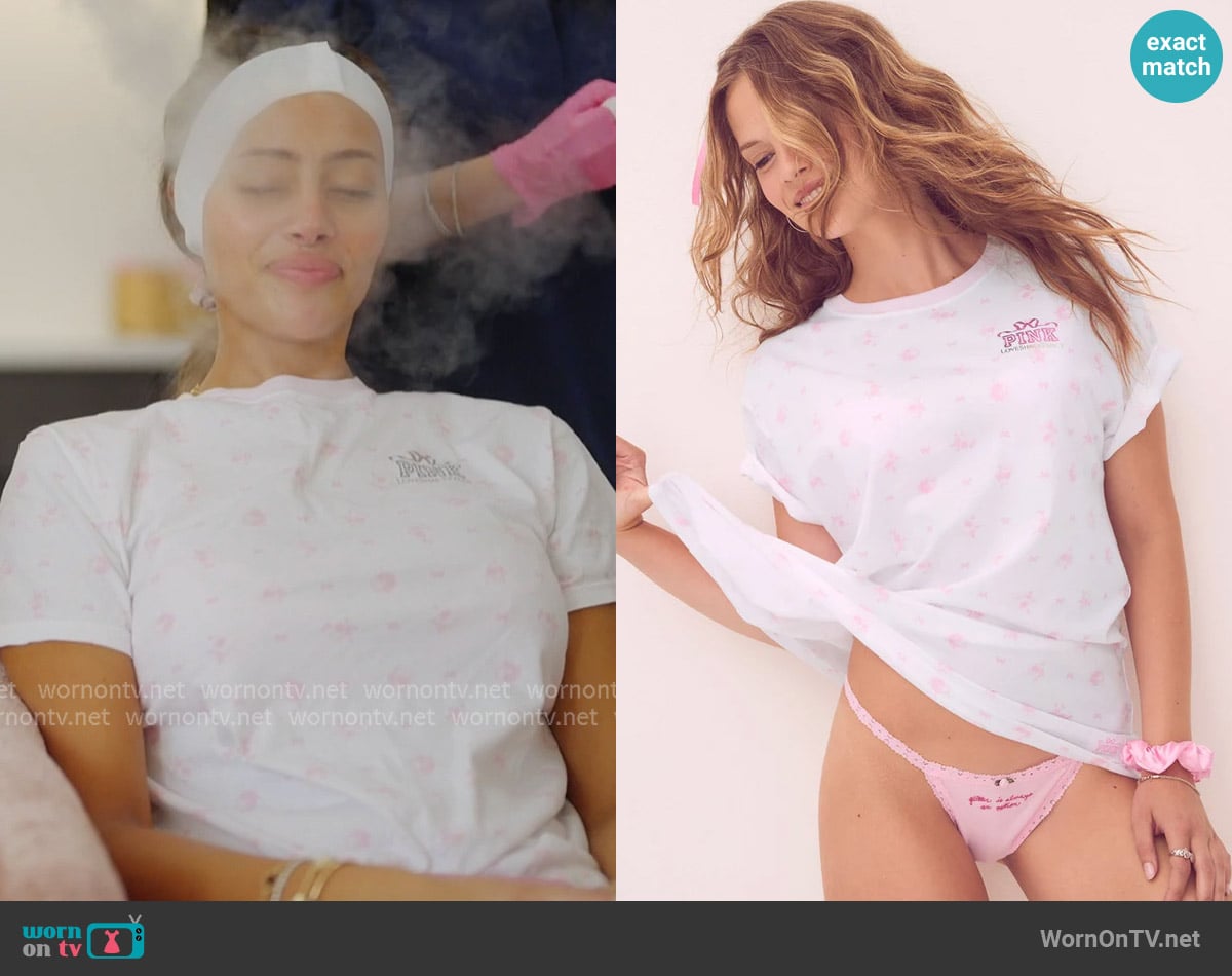 Loveshackfancy Campus Cotton Tee worn by Emira D’Spain on Next Gen NYC