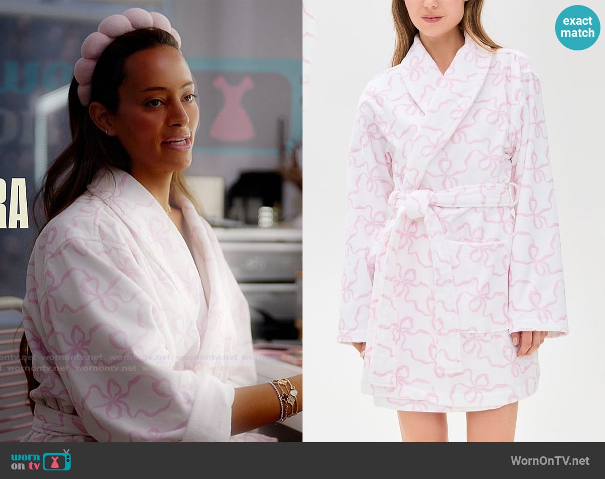 Loveshackfancy Indie Robe worn by Emira D’Spain on Next Gen NYC