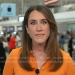 Maggie’s orange ribbed polo on Today