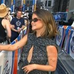 Maren Morris’s printed cutout top and mini skirt on Today