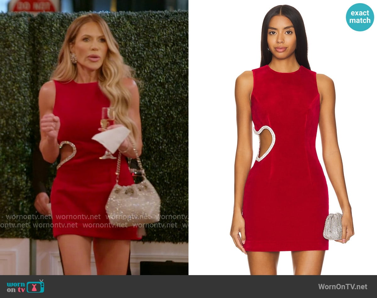Marianna Senchina First Kiss Mini Dress worn by Jennifer Pedranti on The Real Housewives of Orange County