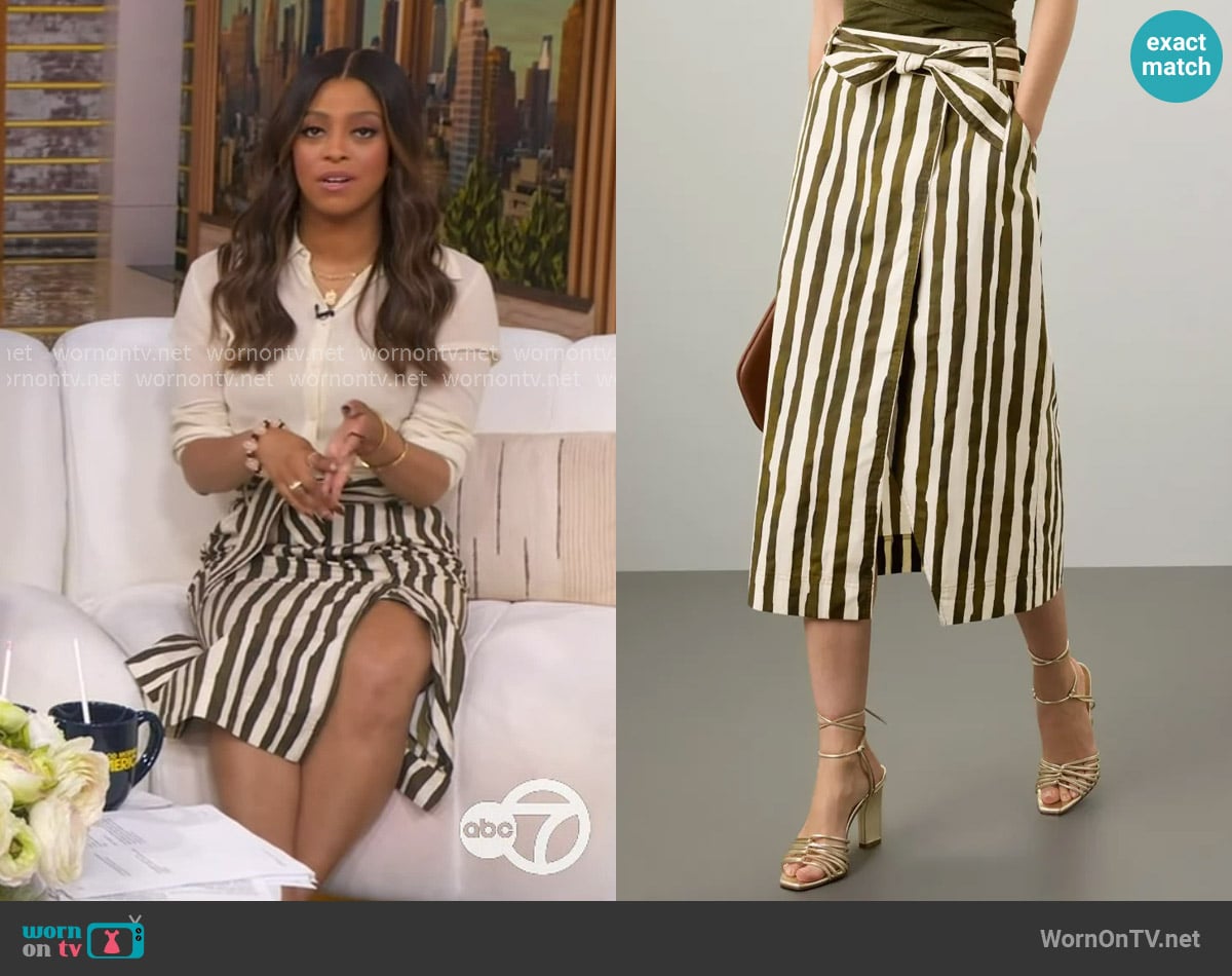 Marie Oliver Marti Skirt worn by Morgan Norwood on Good Morning America
