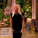 Marjorie’s black ruffle dress on The View