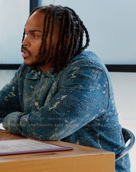 Marqui's denim jacket on All American