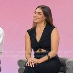 Melissa's black cutout dress on Today