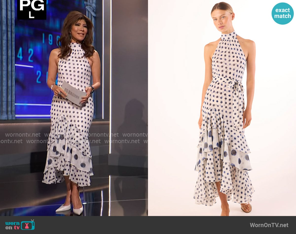 Misa Eliana Dress worn by Julie Chen on Big Brother