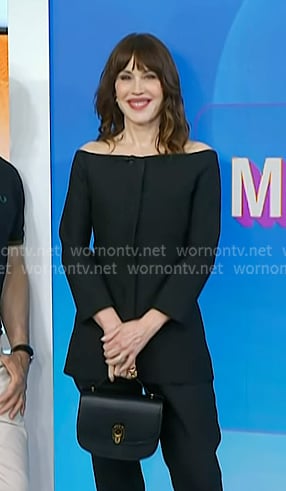 Molly Ringwald’s black off-shoulder top on Today