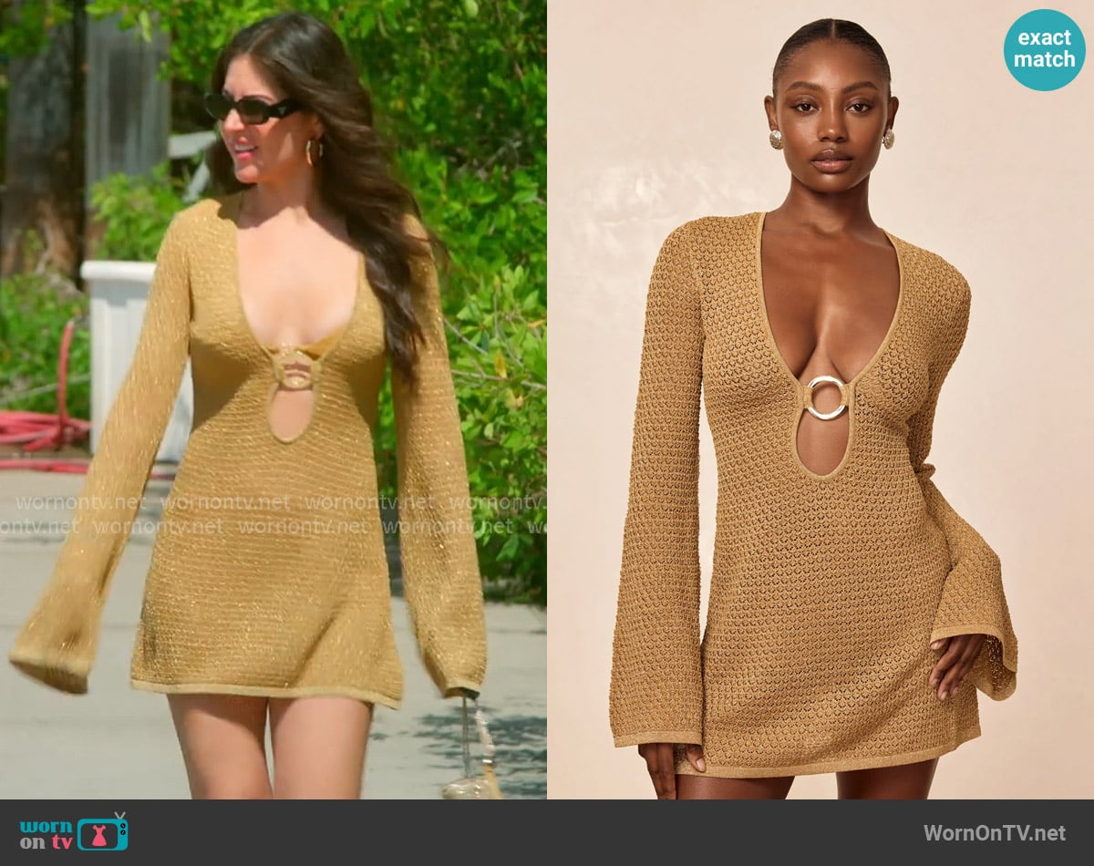 Monday Swimwear Montego Mini Dress worn by Michelle Saniei on The Valley