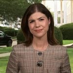 Monica Alba’s brown plaid jacket on NBC News Daily