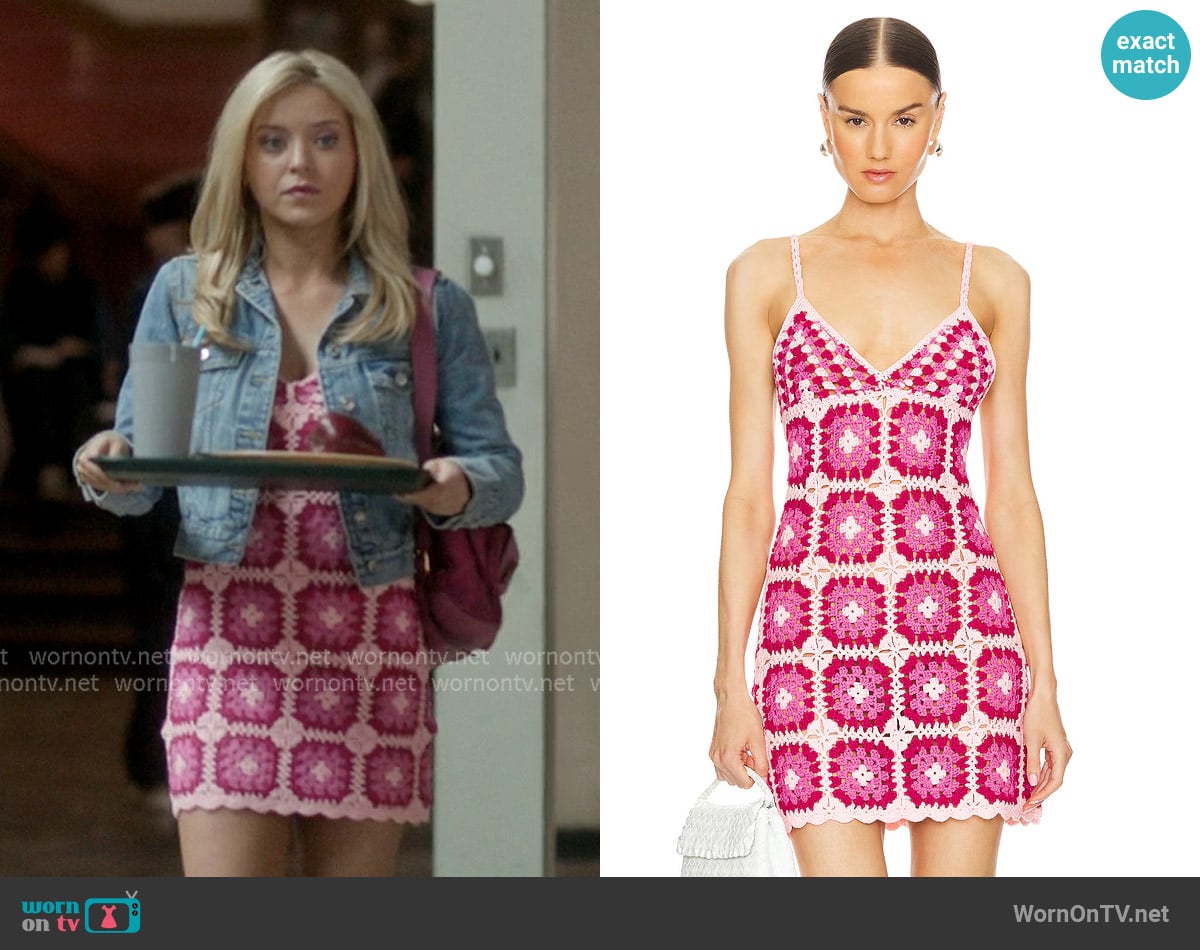 More to Come Rosaria Mini Dress worn by Elle Woods (Lexi Minetree) on Elle