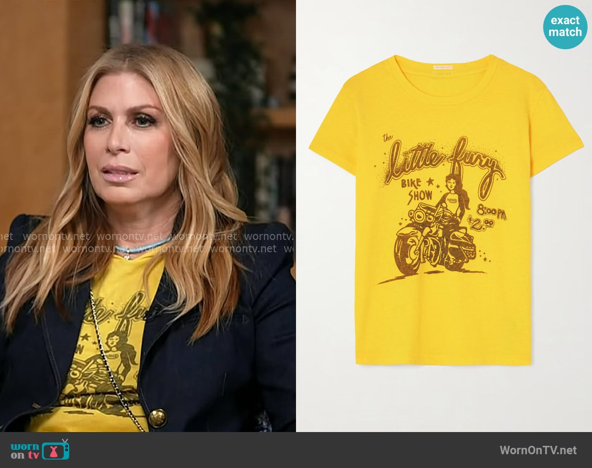 Mother The Boxy Goodie Goodie Tee worn by Jill Martin on Today