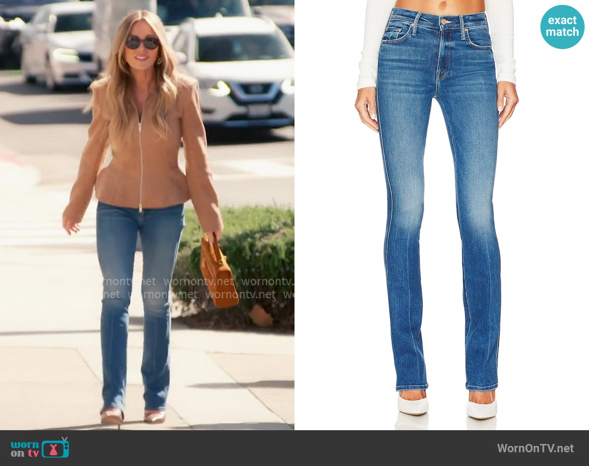 Mother The Double Insider Heel Jeans worn by Tamra Judge on The Real Housewives of Orange County