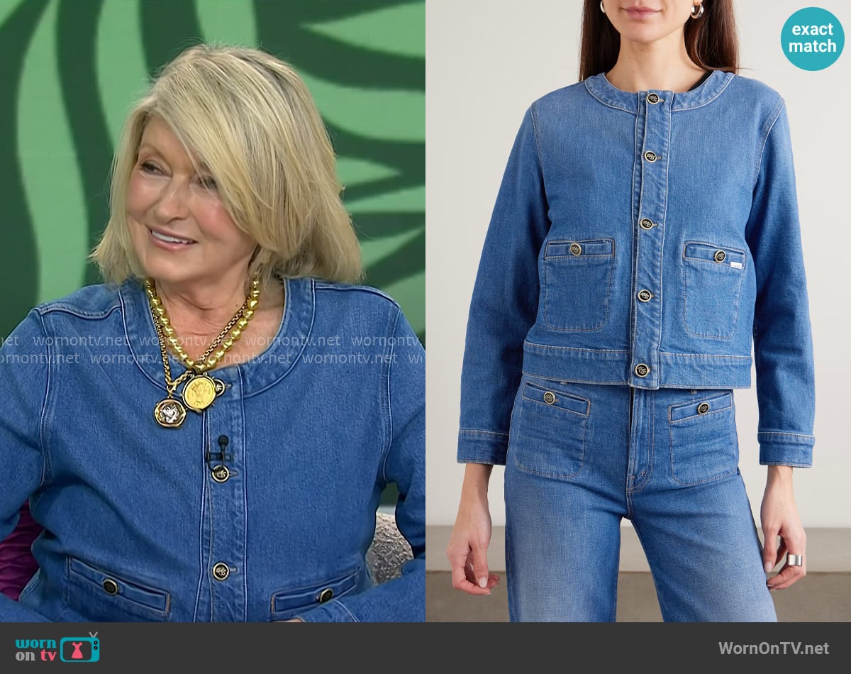 Martha Stewart’s denim jacket on Today Martha Stewart’s denim jacket on Today