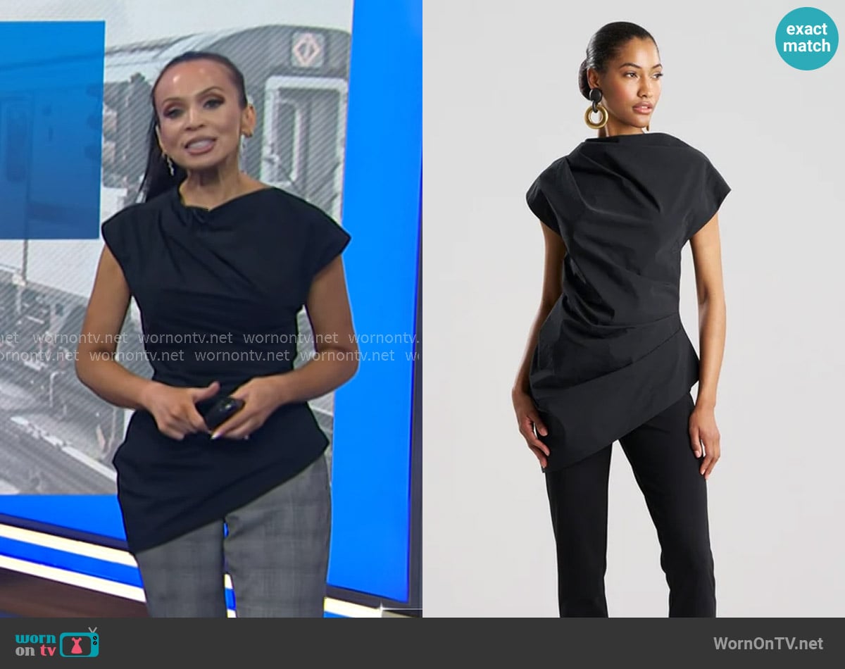 Adelle’s black asymmetric top on Today Adelle’s black asymmetric top on Today