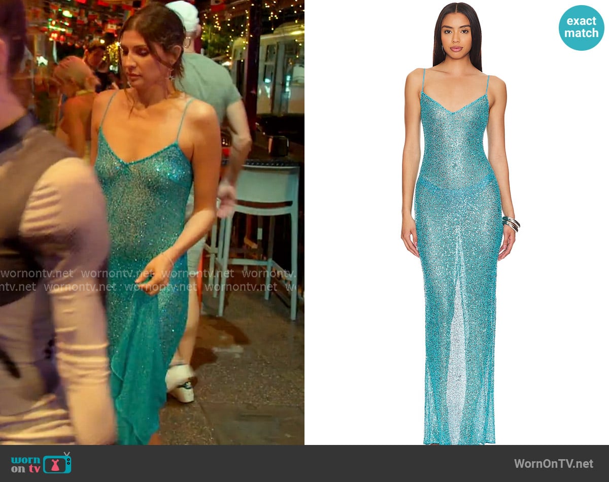 NBD Leighan Gown worn by Janet Caperna on The Valley