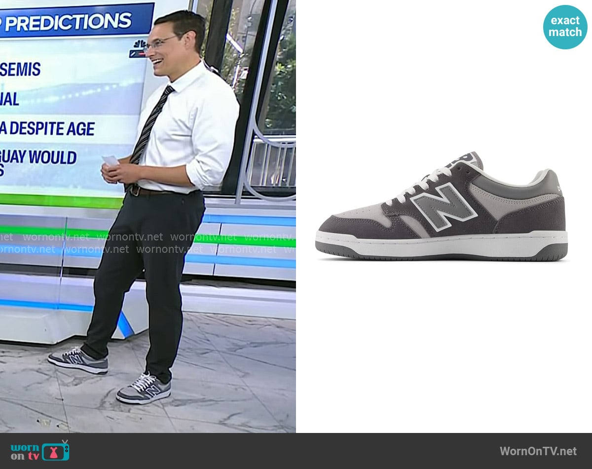 Steve Kornacki’s grey sneakers on Today Steve Kornacki’s grey sneakers on Today